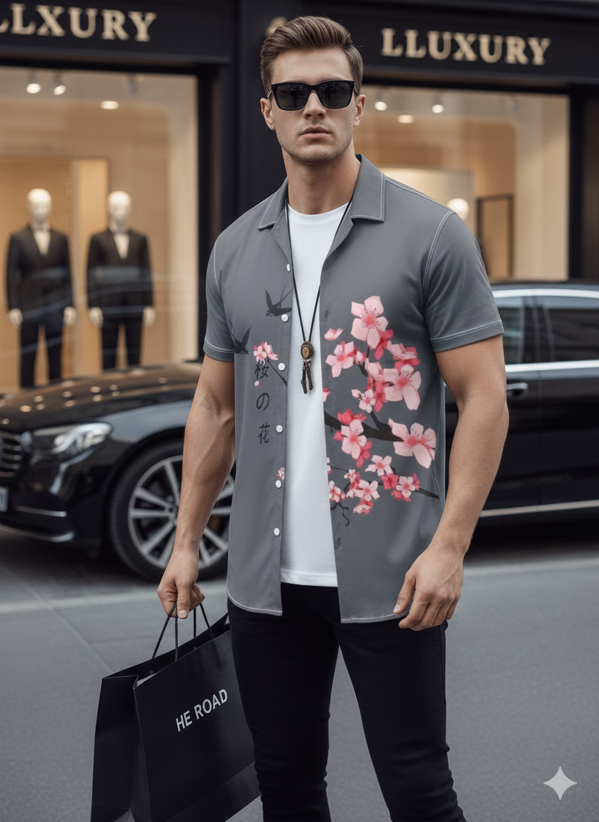 Printed Half Sleeves Stylish Shirts for Men